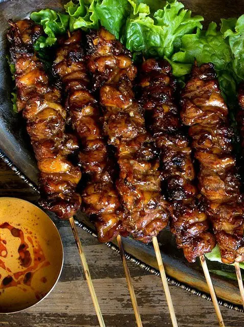 Grilled Thai Coconut Chicken Skewers