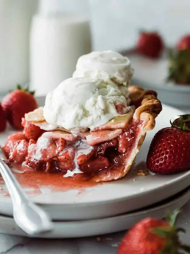 Baked Strawberry Pie