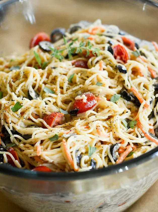 Angel Hair Pasta Salad