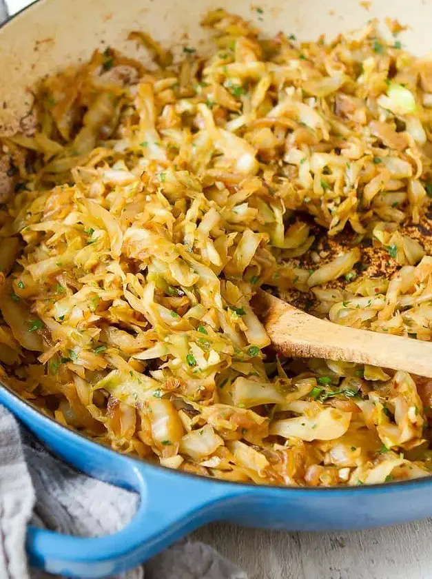 Caramelized Cabbage and Onions