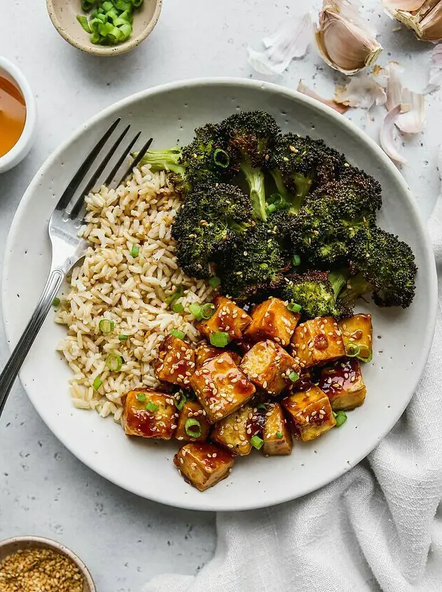 Honey Garlic Tofu