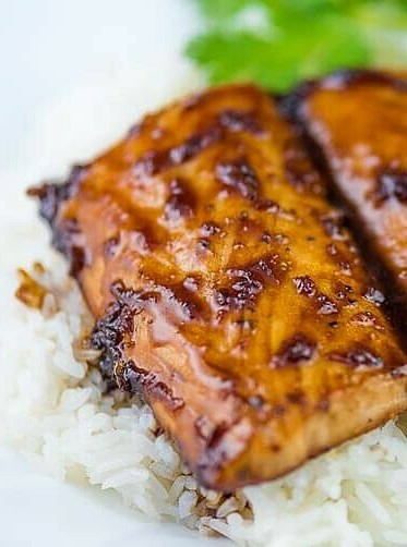 Baked Ginger Glazed Mahi-mahi