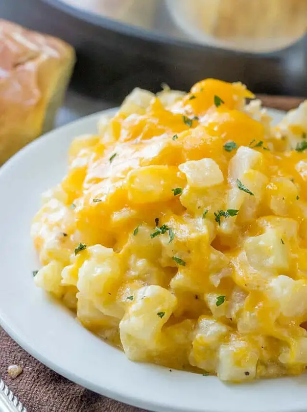 Crockpot Cheesy Potatoes