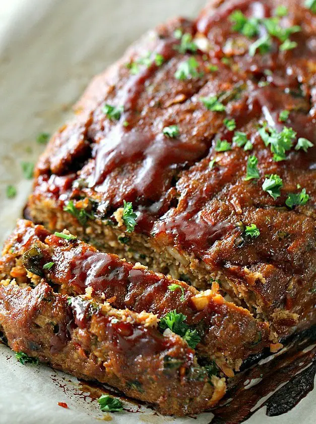 Glazed Ground Turkey Meatloaf