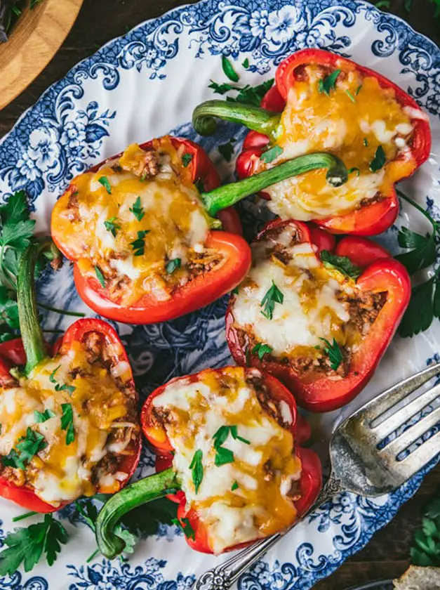 Stuffed Peppers with Rice