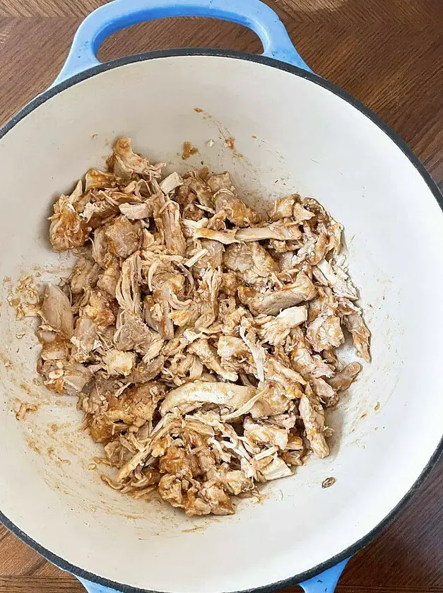 Dutch Oven Mexican Shredded Chicken