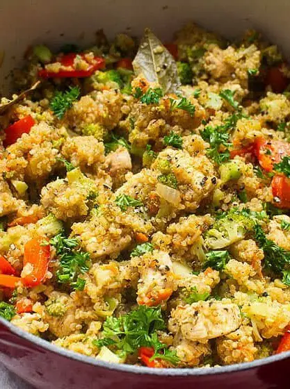 One Pot Chicken Quinoa