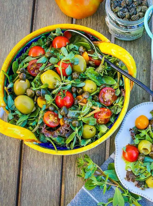 Sicilian Purslane Salad