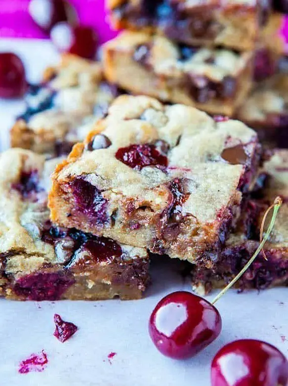 Chocolate Chip Cherry Bars