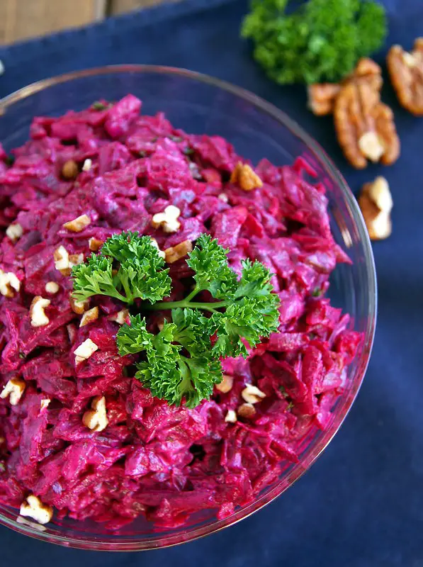 Creamy Russian Beet Salad