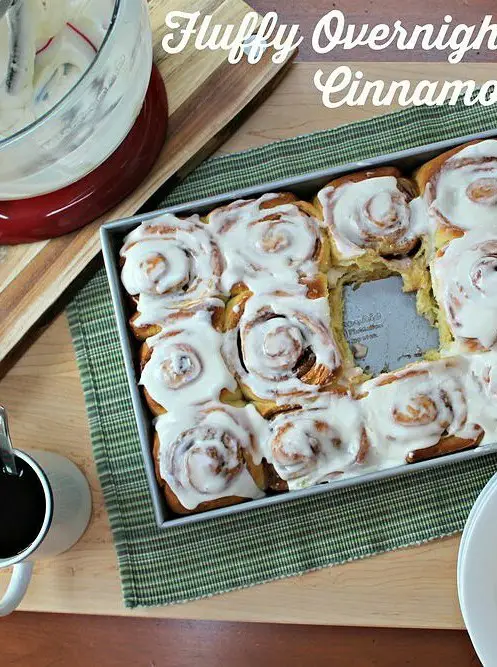 Fluffy Overnight Cinnamon Rolls