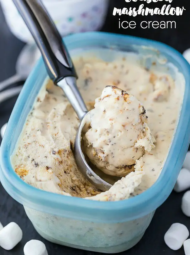 Toasted Marshmallow Ice Cream