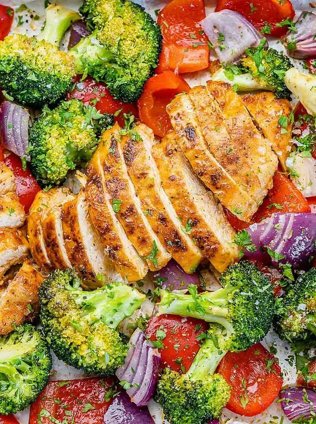 Sheet Pan Baked Chicken Breast with Veggies