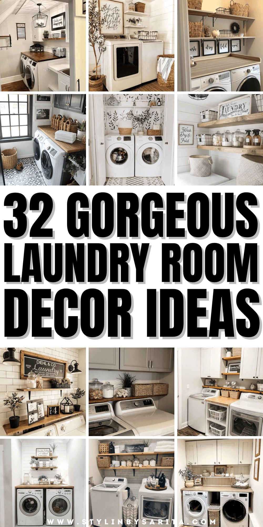 32 LAUNDRY ROOM IDEAS TO MAXIMIZE YOUR SPACE