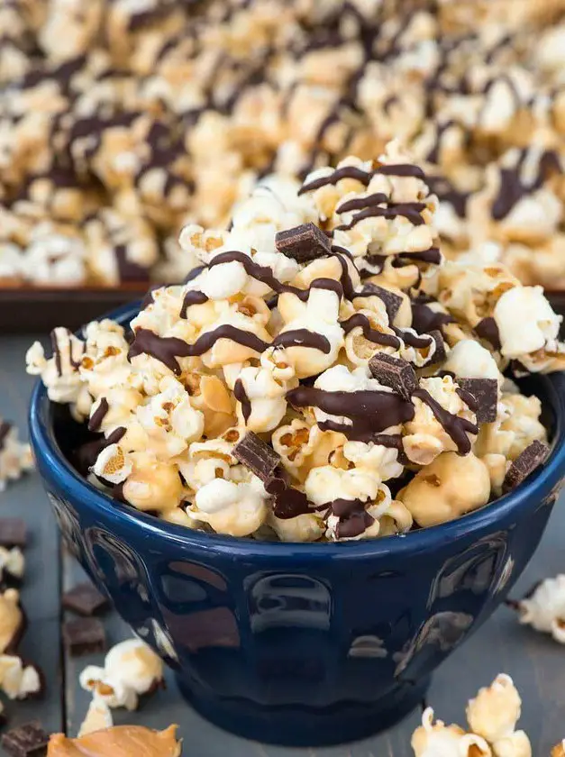 Chocolate Peanut Butter Popcorn