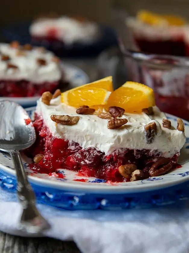 Cranberry Raspberry Jello Salad