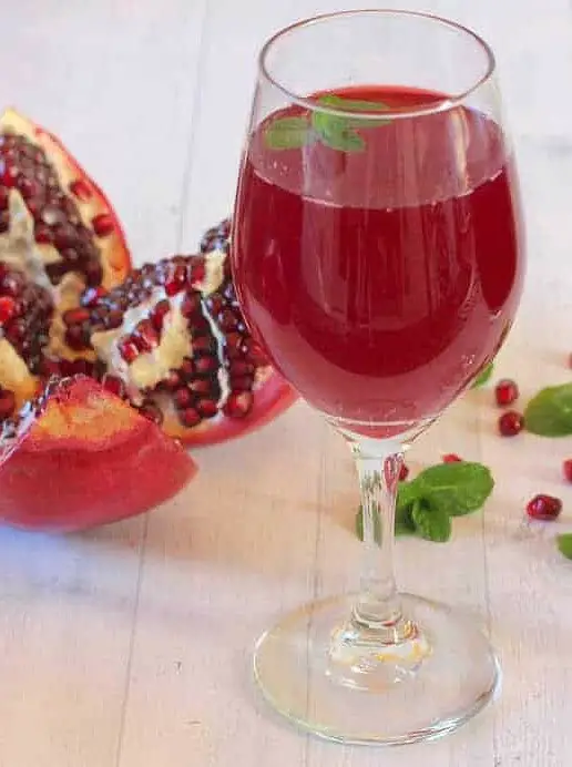 Homemade Pomegranate Juice