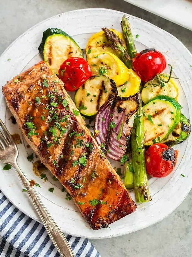 Marinated Grilled Salmon