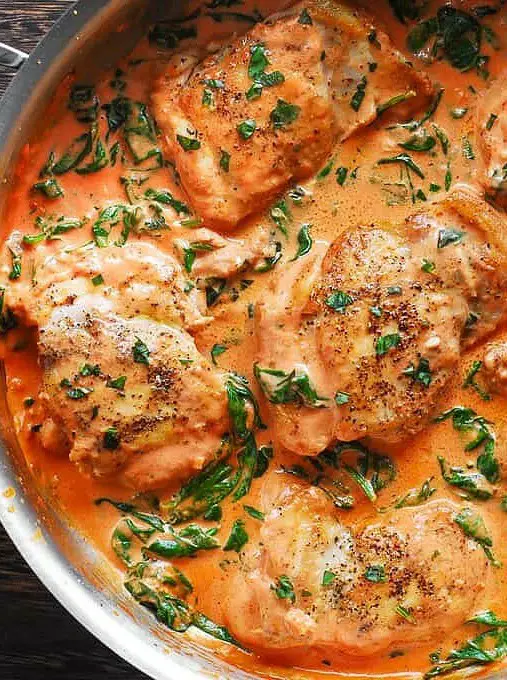 Skillet Chicken Thighs