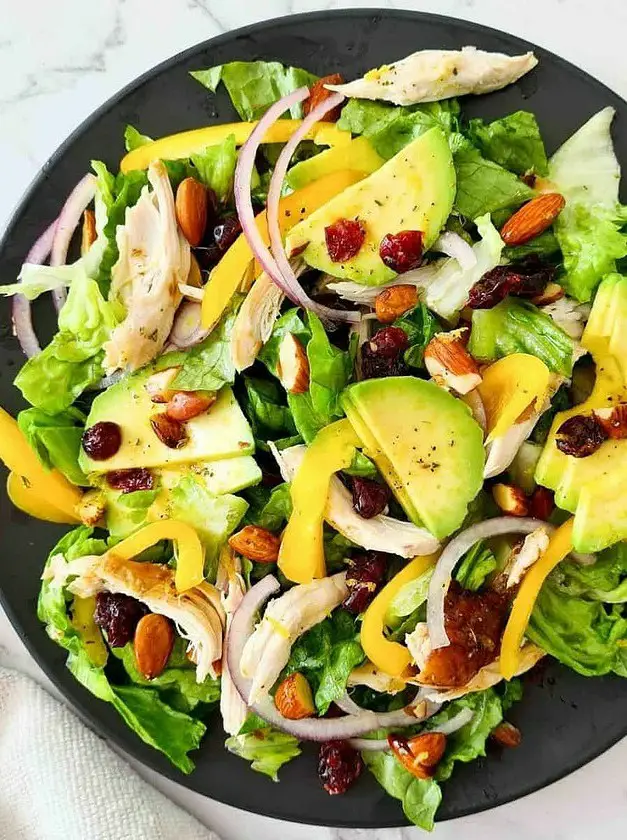 Chicken Salad with Cranberries and Avocado