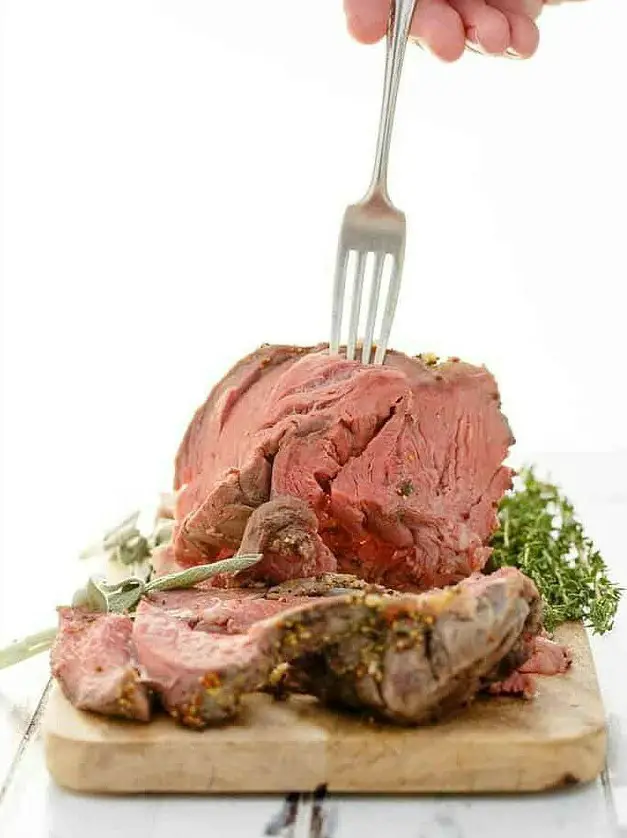 Slow Cooker Herb Butter Inside Round Roast