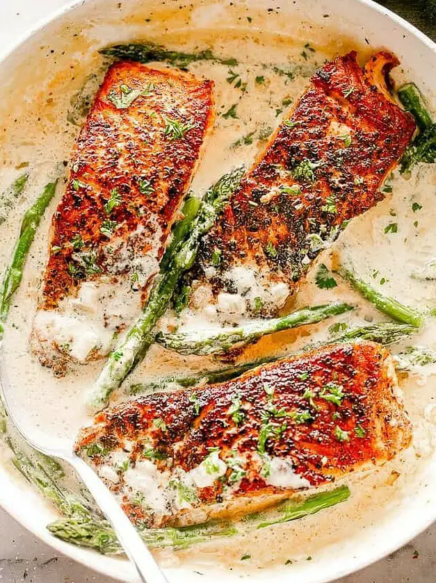 Creamy Garlic Dijon Salmon