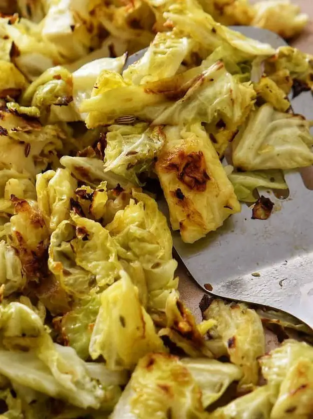 Oven Roasted Cabbage