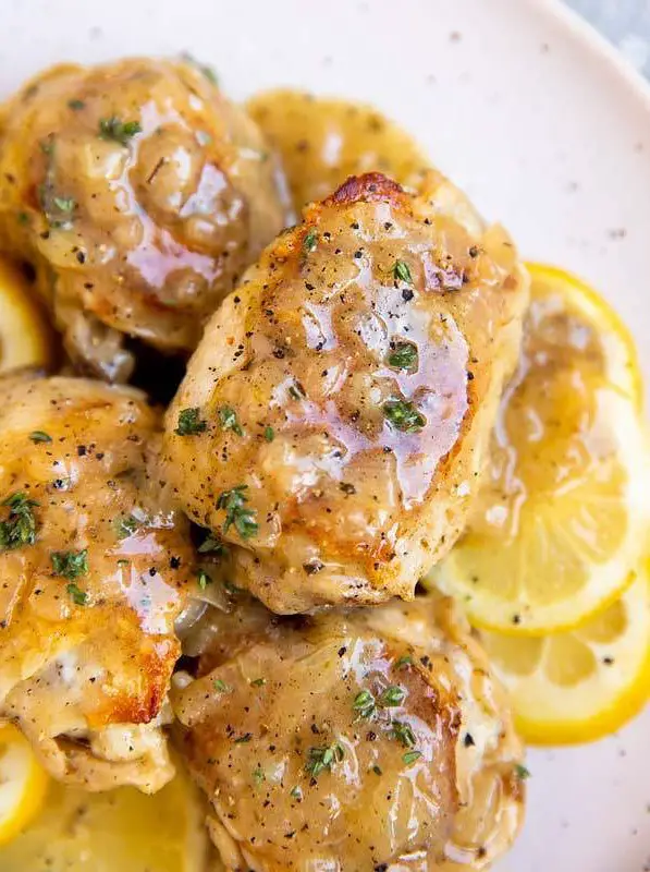 Low Carb Instant Pot Lemon Chicken