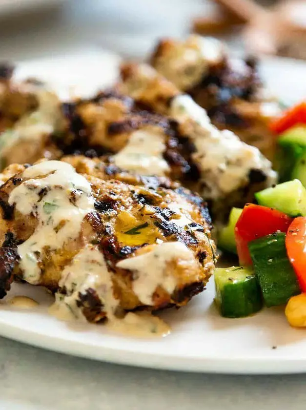 Marinated Tahini Chicken