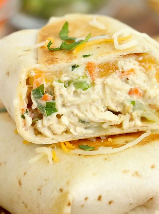 Easy Chicken Salad Snack Wraps