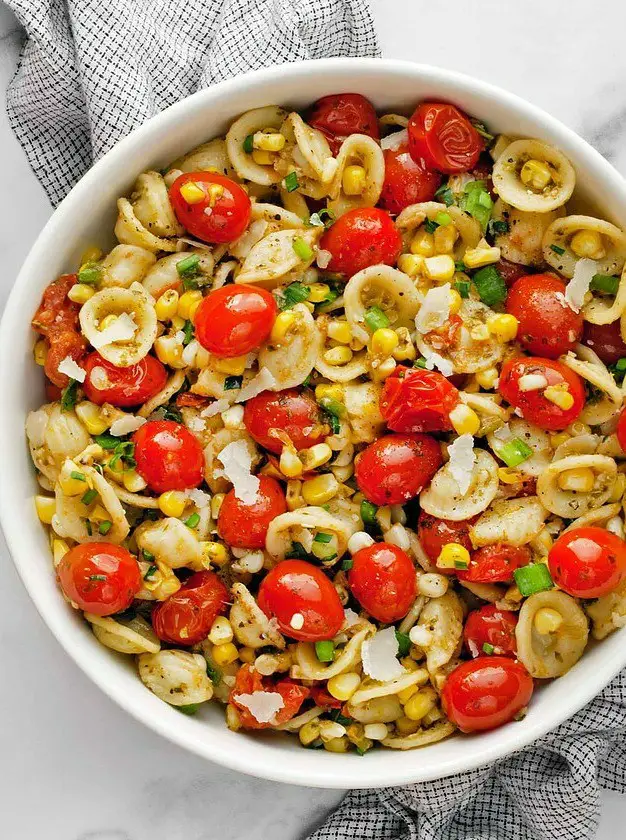 Tomato Corn Orecchiette