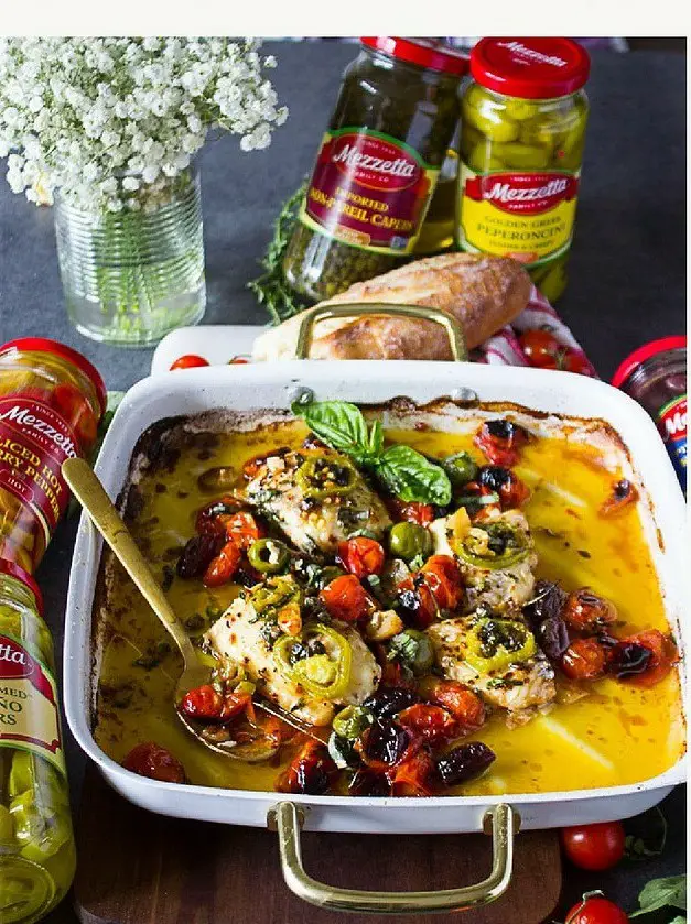 Mediterranean Baked Fish