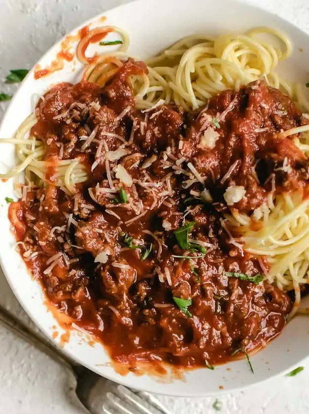 Spaghetti Sauce with Wine