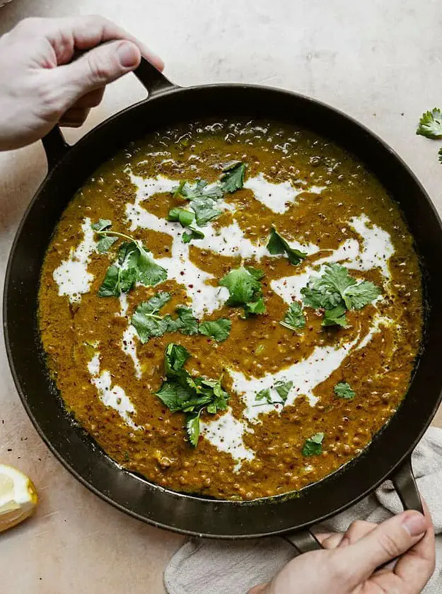 One-Pot Green Lentil Curry