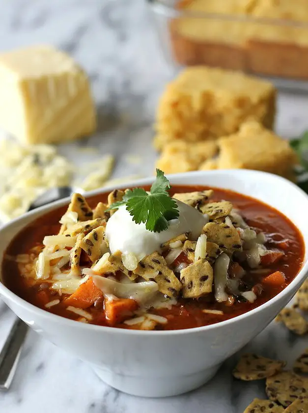 Sweet Potato and Lentil Chili