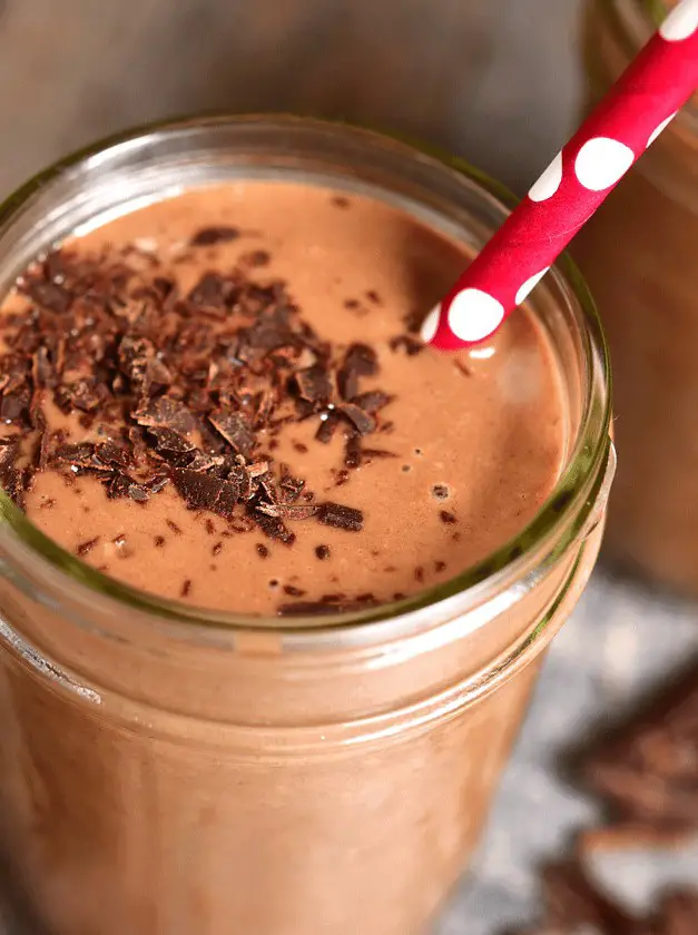 Keto Chocolate Peanut Butter Cup Smoothie