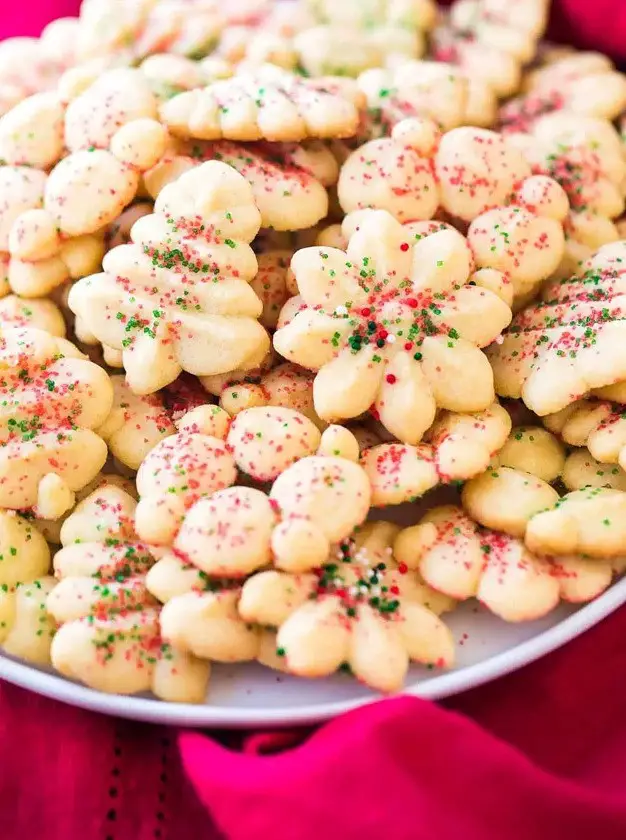 Holiday Spritz Cookies