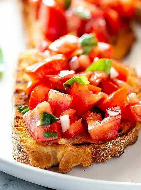 Italian Bruschetta al Pomodoro