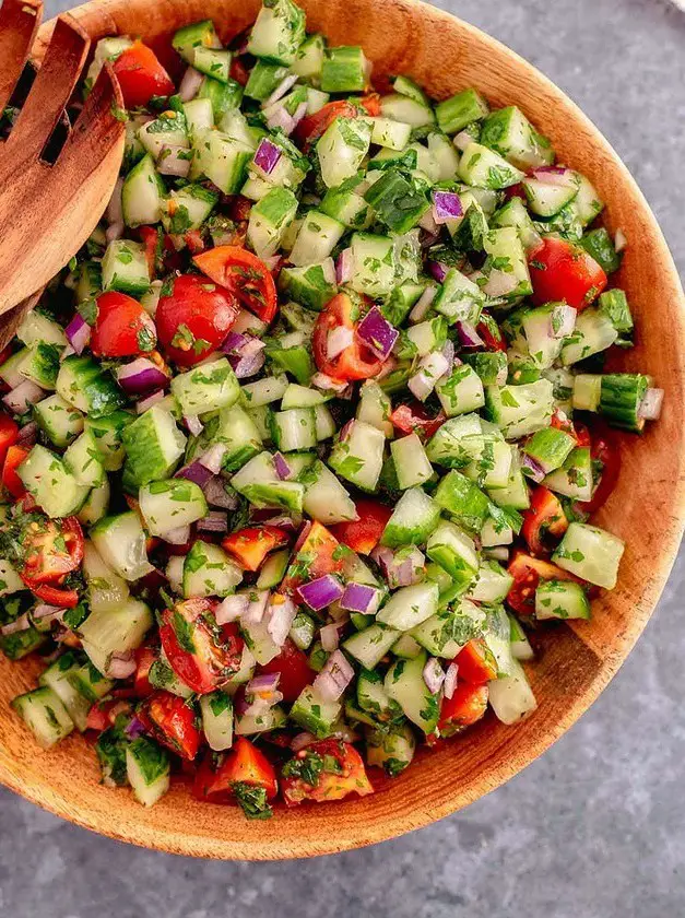 Mediterranean Cucumber Salad