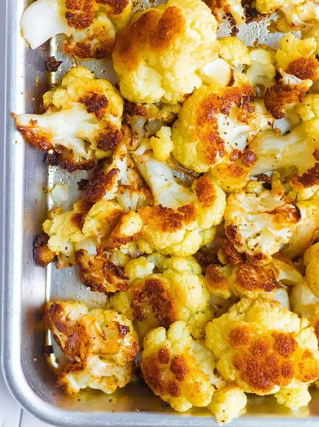 Crispy Oven Roasted Cauliflower