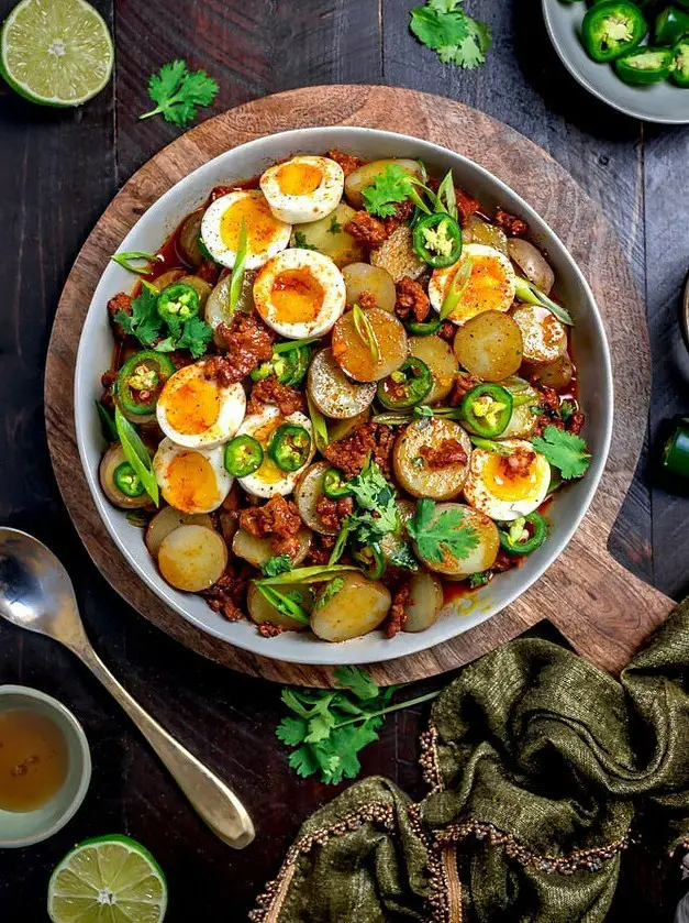 Warm Chorizo Potato Salad