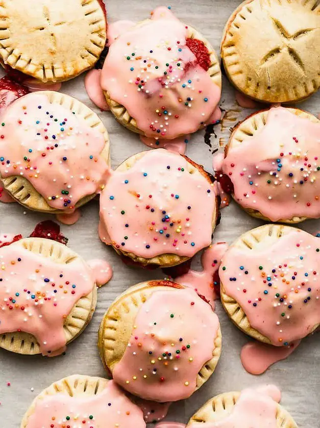 Strawberry Rhubarb Pop Tarts