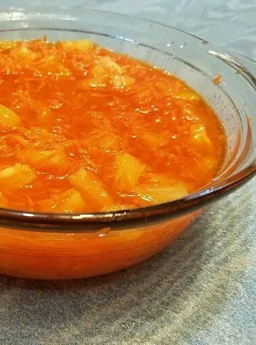 Orange Carrot Gelatin Salad