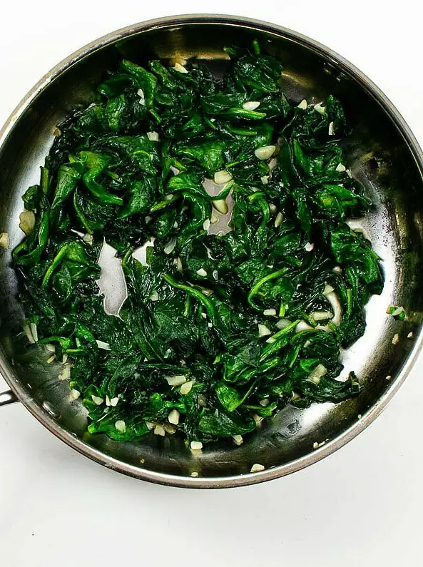 Garlicky Sautéed Spinach