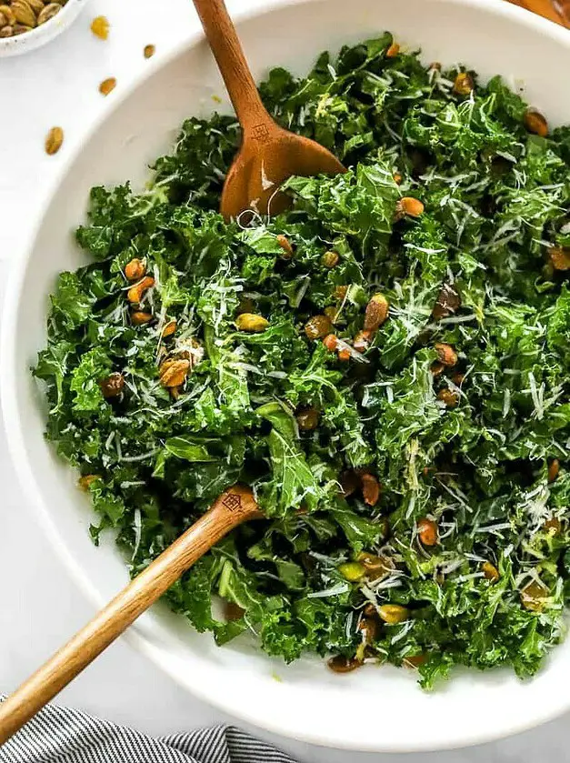 Easy Kale Salad with Lemon Dressing