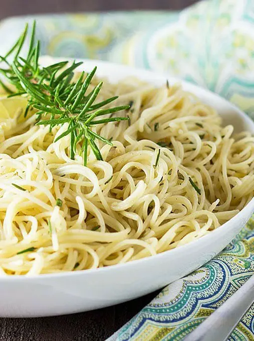 Lemon Garlic Rosemary Pasta