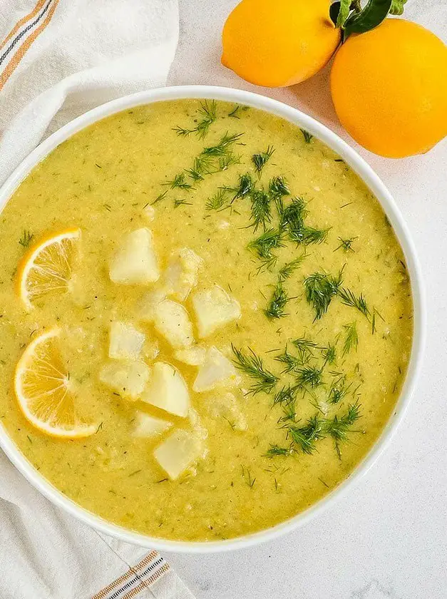 Lemony Lentil Turnip Chowder