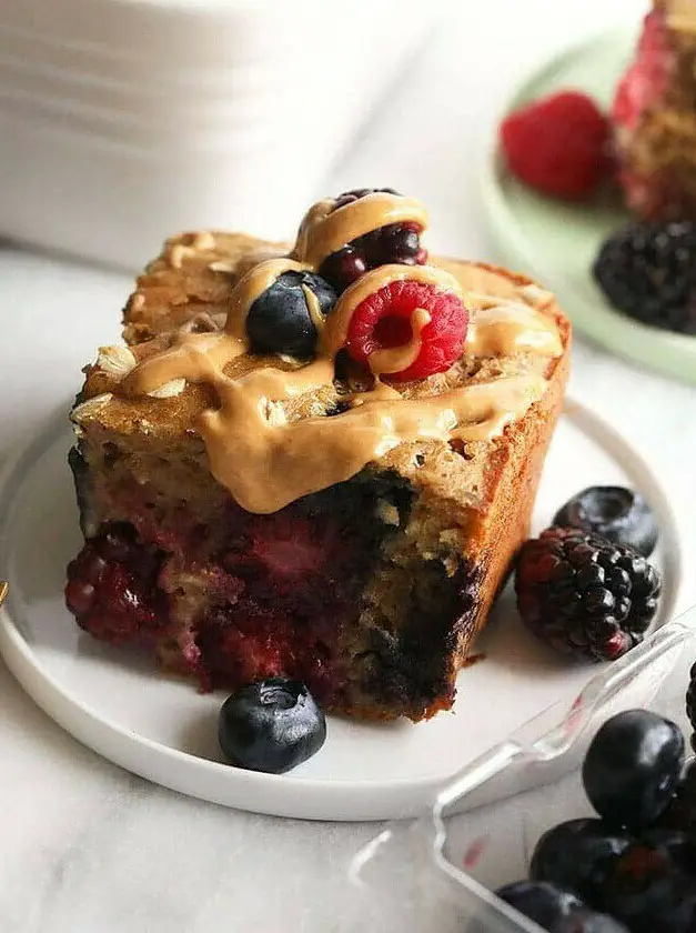 Triple Berry Breakfast Cake