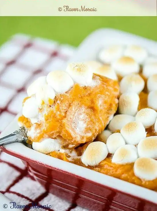 Sweet Potato Casserole with Marshmallows