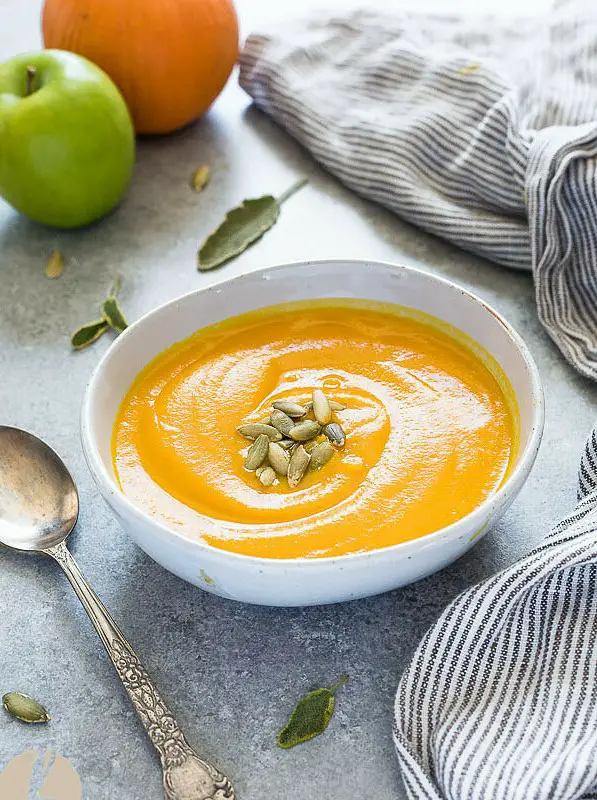 Roasted Pumpkin Apple Soup